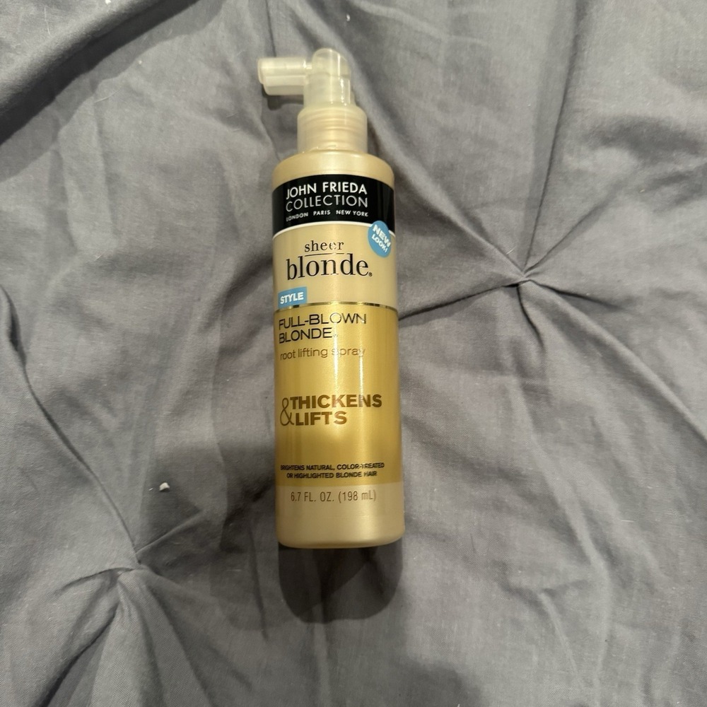 John Frieda Sheer Blonde Full-Blown Volumizing Spray Thickens Lifts 6.7 Oz